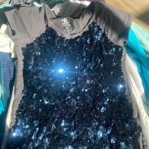 Girl sequin shirt